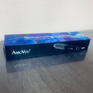 AmoVee Curling Iron Brush in Blue color
